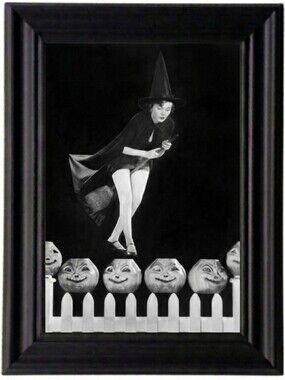 Sexy Witch Pin Up Halloween  Witchy Beautiful Pin Up Whimsical beautiful Art
